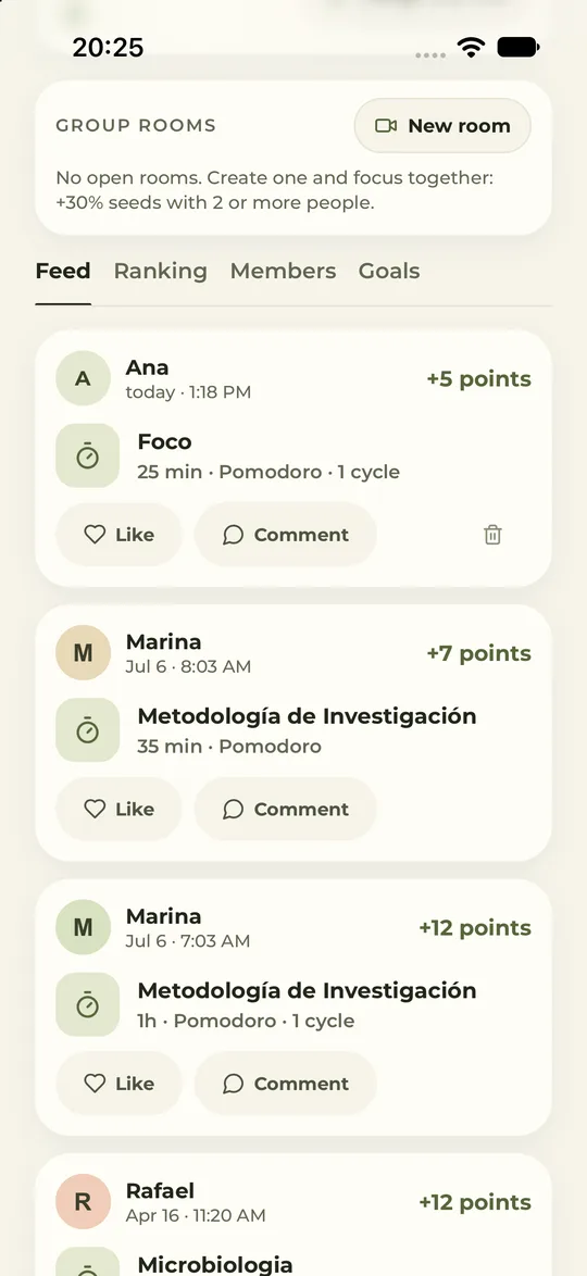 Group feed